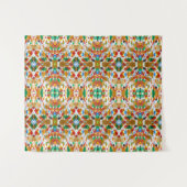 STICH 015 - Abstraktes Acryl - Tapestry Wandteppich (Vorderseite (Horizontal))