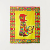 Stich 029 -Katze- Tapestry Wandteppich (Vorderseite)