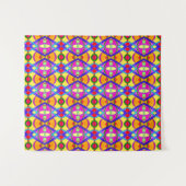 STICH 043 - Rhombus Fiesta - Tapestry Wandteppich (Vorderseite (Horizontal))