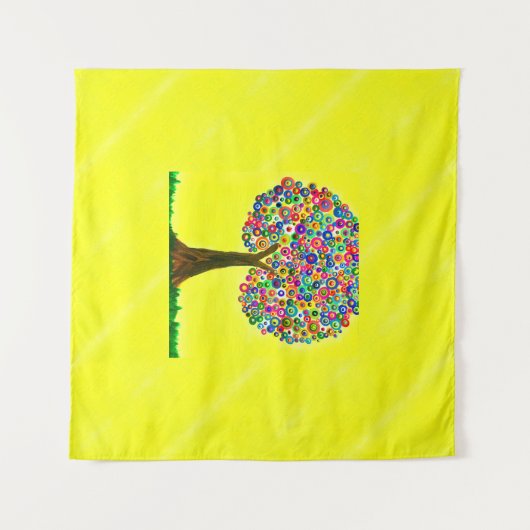 STICH 095 - Baumband Wandteppich (Vorderseite (Horizontal))