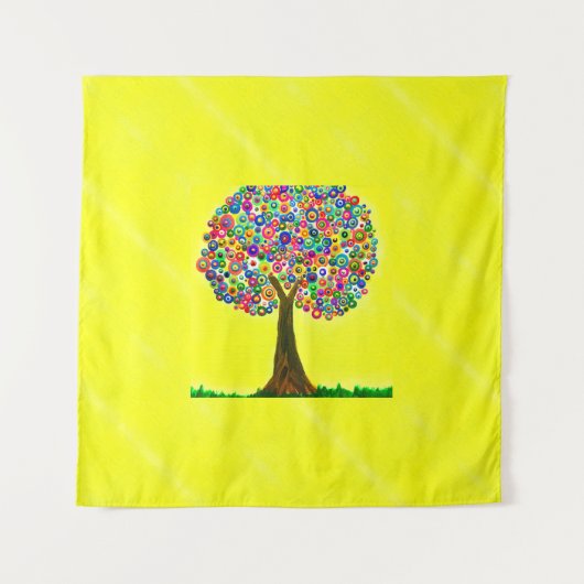 STICH 095 - Baumband Wandteppich (Vorderseite)