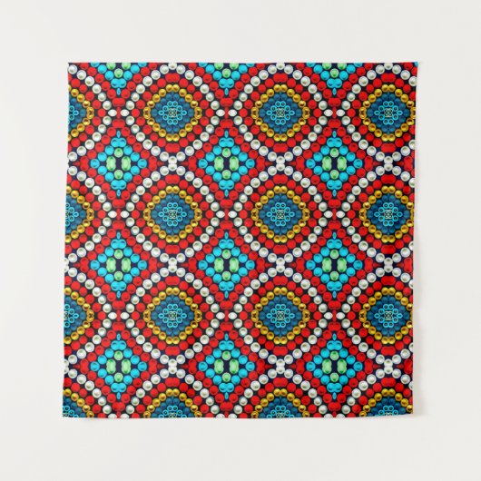 STICH 102 - Dotting Braids - Tapestry Wandteppich (Vorderseite)