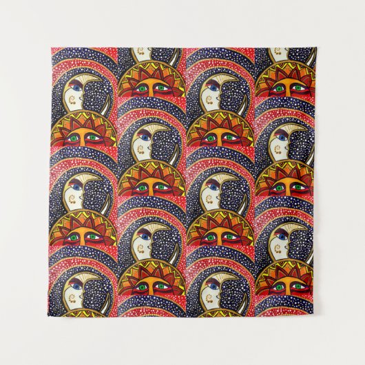 STICH 114 - Ewige Liebe 1 - Tapestry Wandteppich (Vorderseite)