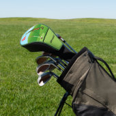 Stich bei Male Golfer am 18. Loch Golf Headcover (In SItu)