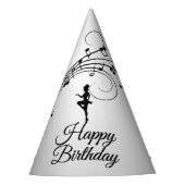 Stich Dance 3 Geburtstag Partyhütchen (Vorderseite)