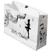 Stich Dance 3 Große Geschenktüte (Vorderseite Schrägansicht)