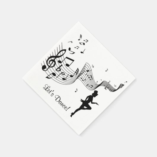 Stich Dance 3 Let's Dance Serviette (Ecke)