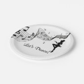 Stich Dance 3 Pappteller (Schrägansicht)