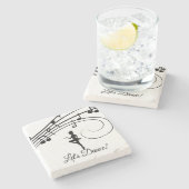 Stich Dance 3 Steinuntersetzer (Seitenansicht)