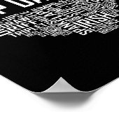 Stich Dance Heart Lover Geschenk Stich Dancer Gesc Poster (Ecke)