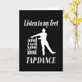 Stich Dance - Hören Sie auf meine Füße Stechend Ta Karte (Gelbe Blume)