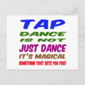 Stich Dance ist nicht nur Tanz Es ist zauberhaft Postkarte (Vorderseite)