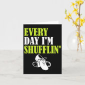 Stich Dance - Jeden Tag bin ich Shufflin' Karte (Gelbe Blume)