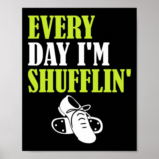Stich Dance - Jeden Tag bin ich Shufflin' Poster (Vorne)