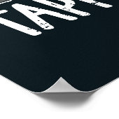 Stich Dance Pun Rhythm und Tanzschuh Poster (Ecke)