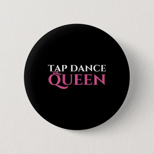 Stich Dance Queen - Stechend Tanzenthusiast Stecht Button (Vorderseite)