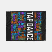 Stich Dance Words Lover Gift Stich Dancer Gifts Da Fleecedecke (Vorderseite (Horizontal))