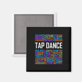 Stich Dance Words Lover Gift Stich Dancer Gifts Da Magnet (Vorderseite/Rückseite)