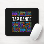 Stich Dance Words Lover Gift Stich Dancer Gifts Da Mousepad (Mit Mouse)