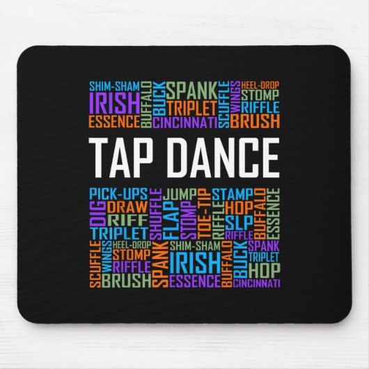 Stich Dance Words Lover Gift Stich Dancer Gifts Da Mousepad (Vorne)