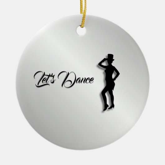 Stich Dancer Let's Dance Keramikornament (Vorne)