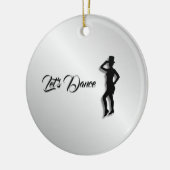 Stich Dancer Let's Dance Keramikornament (Links)