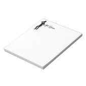 Stich Dancer Let's Dance Notizblock (Rotiert)