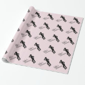 Stich Dancer Let's Dance Pink Geschenkpapier (Ungerollt)