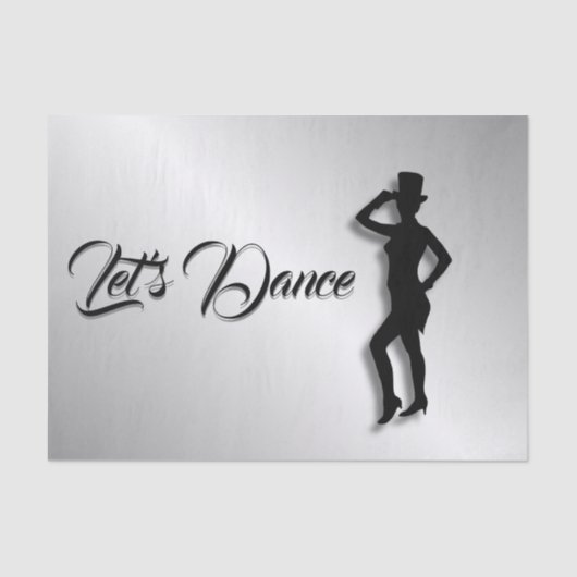 Stich Dancer Let's Dance Seidenpapier (Vorderseite)