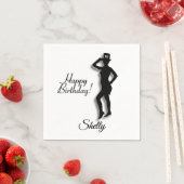 Stich Dancer Let's Dance Serviette (Beispiel)