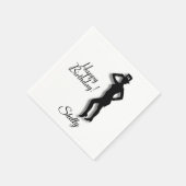 Stich Dancer Let's Dance Serviette (Ecke)