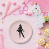 Stich Dancer Pink Pappteller (Party)