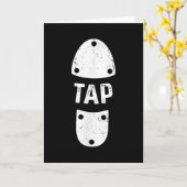 Stich Dancer Shoe Stich Dance Karte (Gelbe Blume)