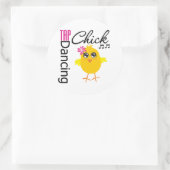 Stich Dancing Chick Runder Aufkleber (Tasche)