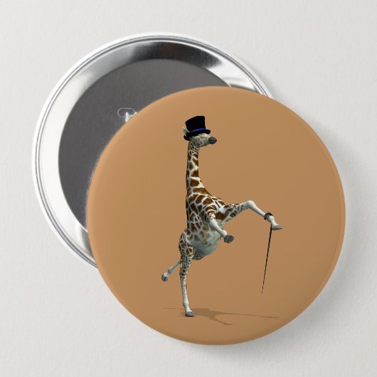 Stich Dancing Giraffe Button (Vorne & Hinten)
