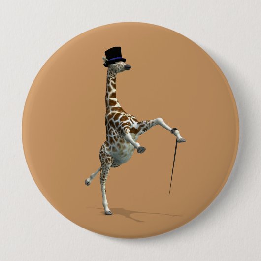 Stich Dancing Giraffe Button (Vorderseite)