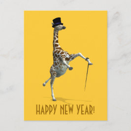 Stich Dancing Giraffe Feiertagspostkarte