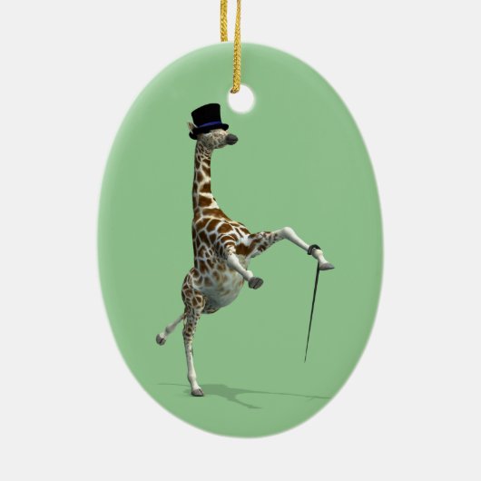 Stich Dancing Giraffe Keramikornament (Hinten)