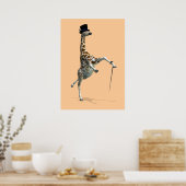 Stich Dancing Giraffe Poster (Küche)