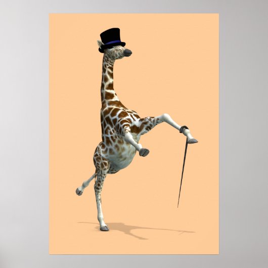 Stich Dancing Giraffe Poster (Vorne)