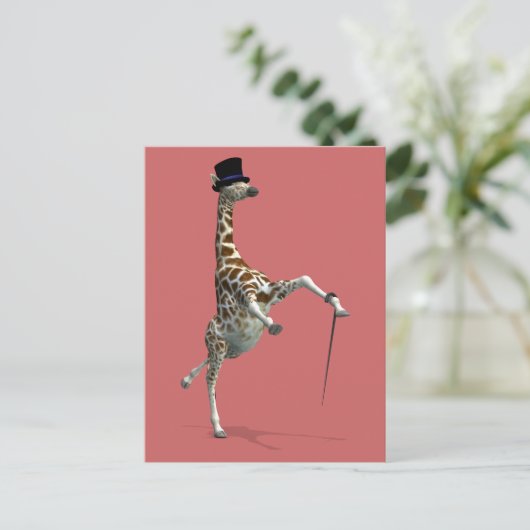 Stich Dancing Giraffe Postkarte (Stehend Vorderseite)