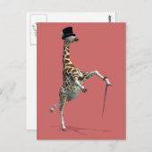 Stich Dancing Giraffe Postkarte (Vorne/Hinten)