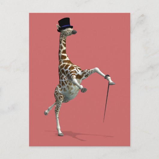 Stich Dancing Giraffe Postkarte (Vorderseite)