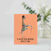 Stich Dancing Giraffe Postkarte (Stehend Vorderseite)
