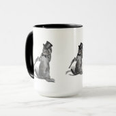 Stich Dancing Kitten Tasse (Vorderseite Links)