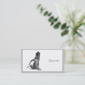 Stich Dancing Kitten Visitenkarte (Stehend Vorderseite)