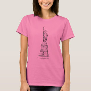 Stich des Freiheitsstatuen T-Shirt