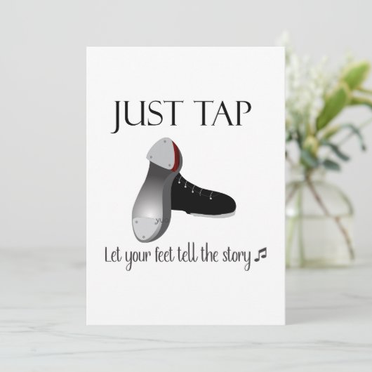 Stich einfach einladung (Stehend Vorderseite)