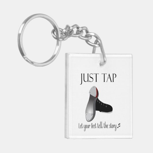 Stich einfach schlüsselanhänger (Vorderseite links)