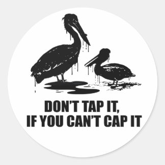 Stich ES NICHT, WENN DU ES NICHT KÖNNEN Runder Aufkleber